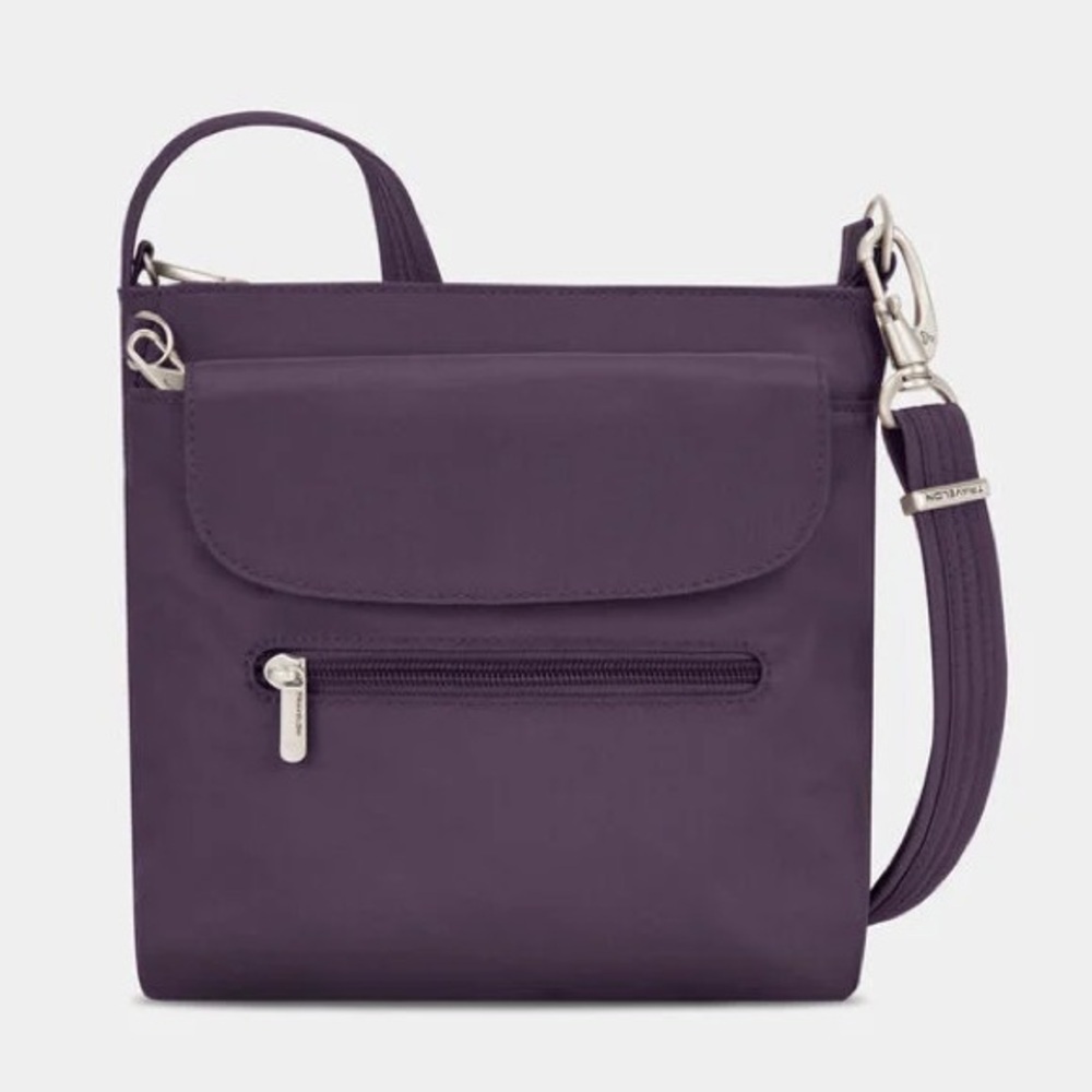 Travelon ✈️🙏Anti-Theft Classic Mini Shoulder Bag - Purple, travel bag